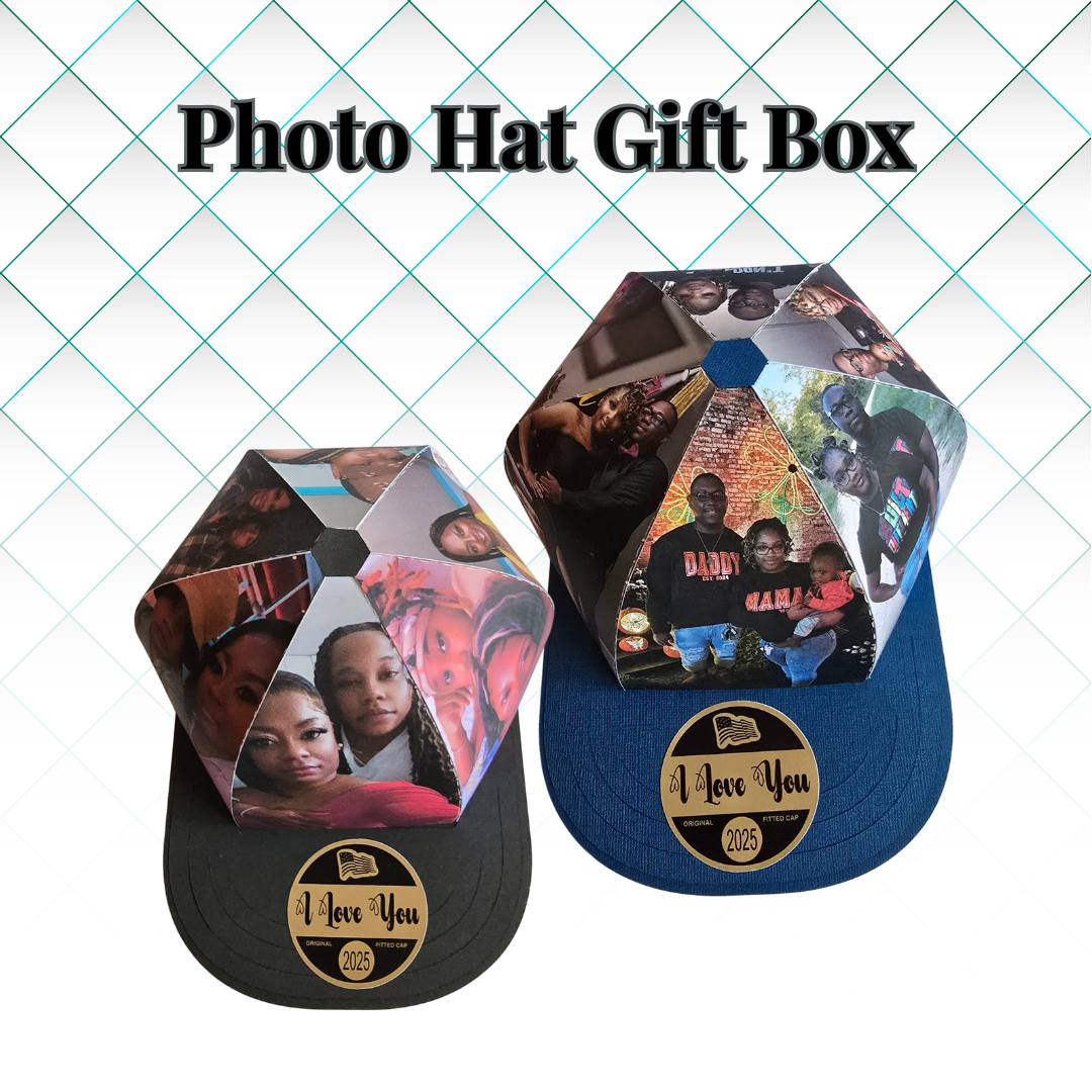 Photo Baseball Hat Gift Box