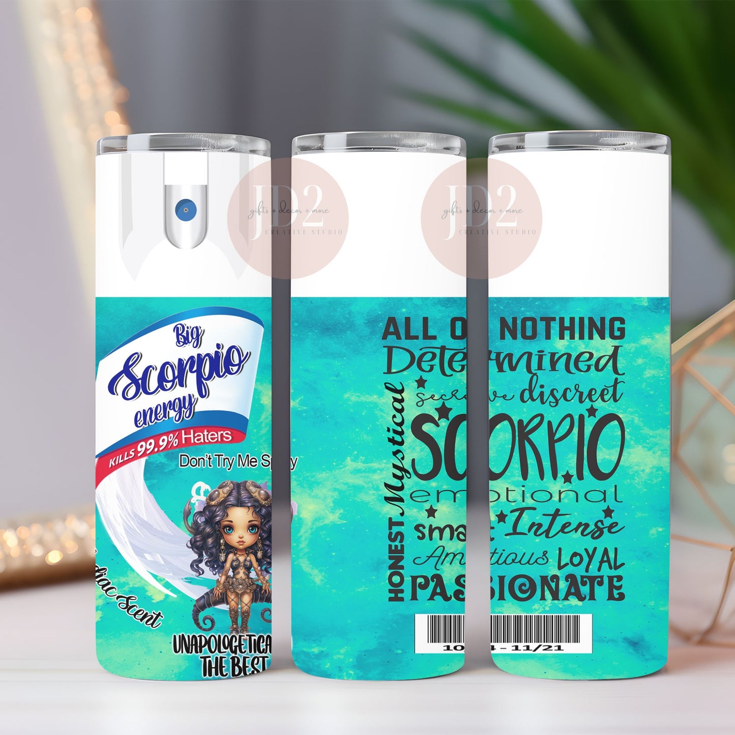 Big Zodiac Energy Tumbler - Kawaii Girl