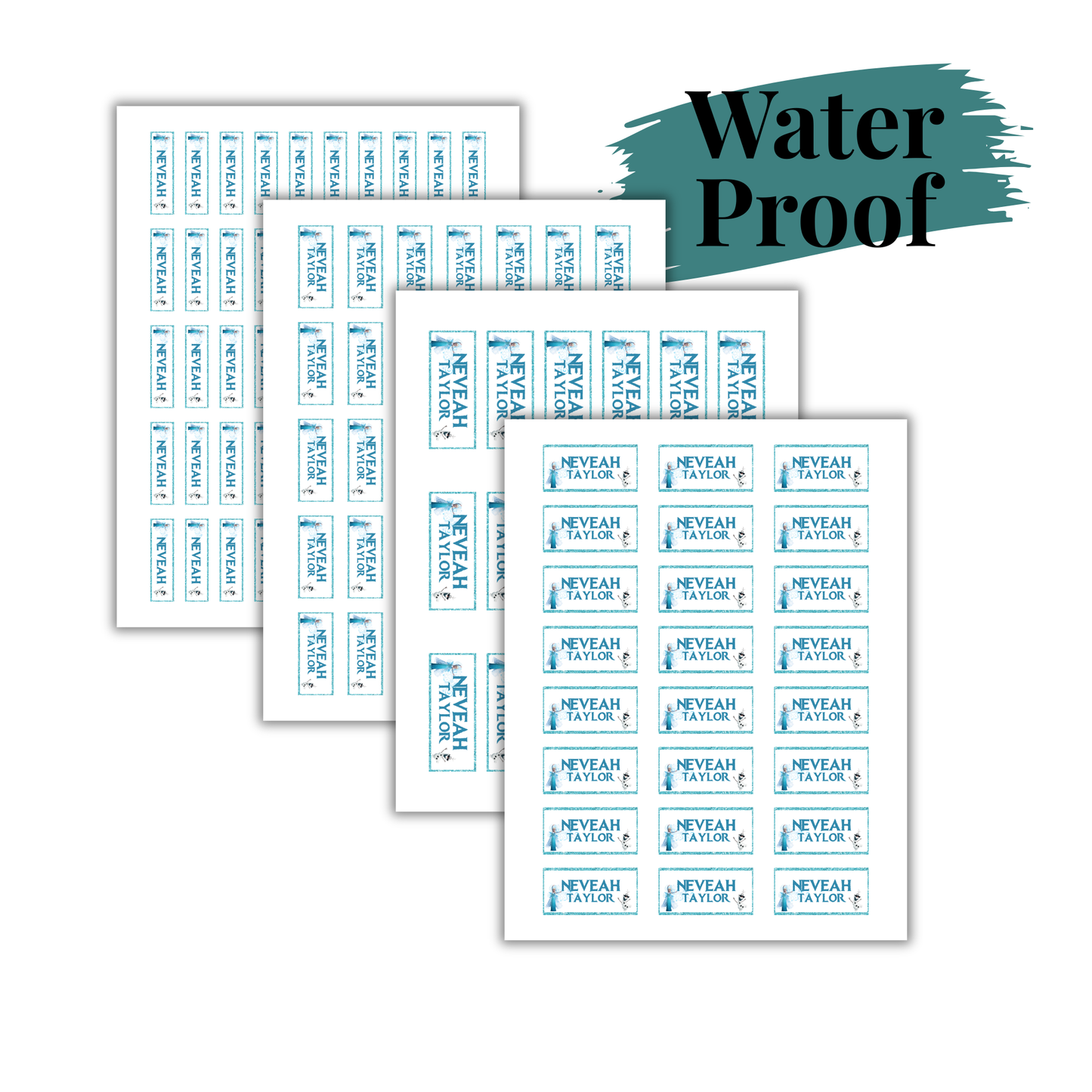 Personalized School Labels Waterproof