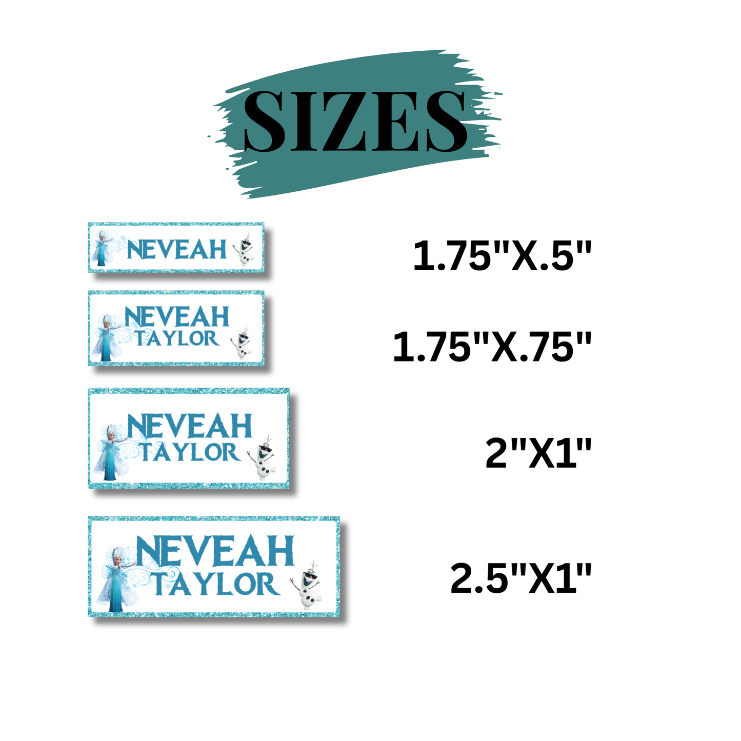 Personalized School Labels Waterproof