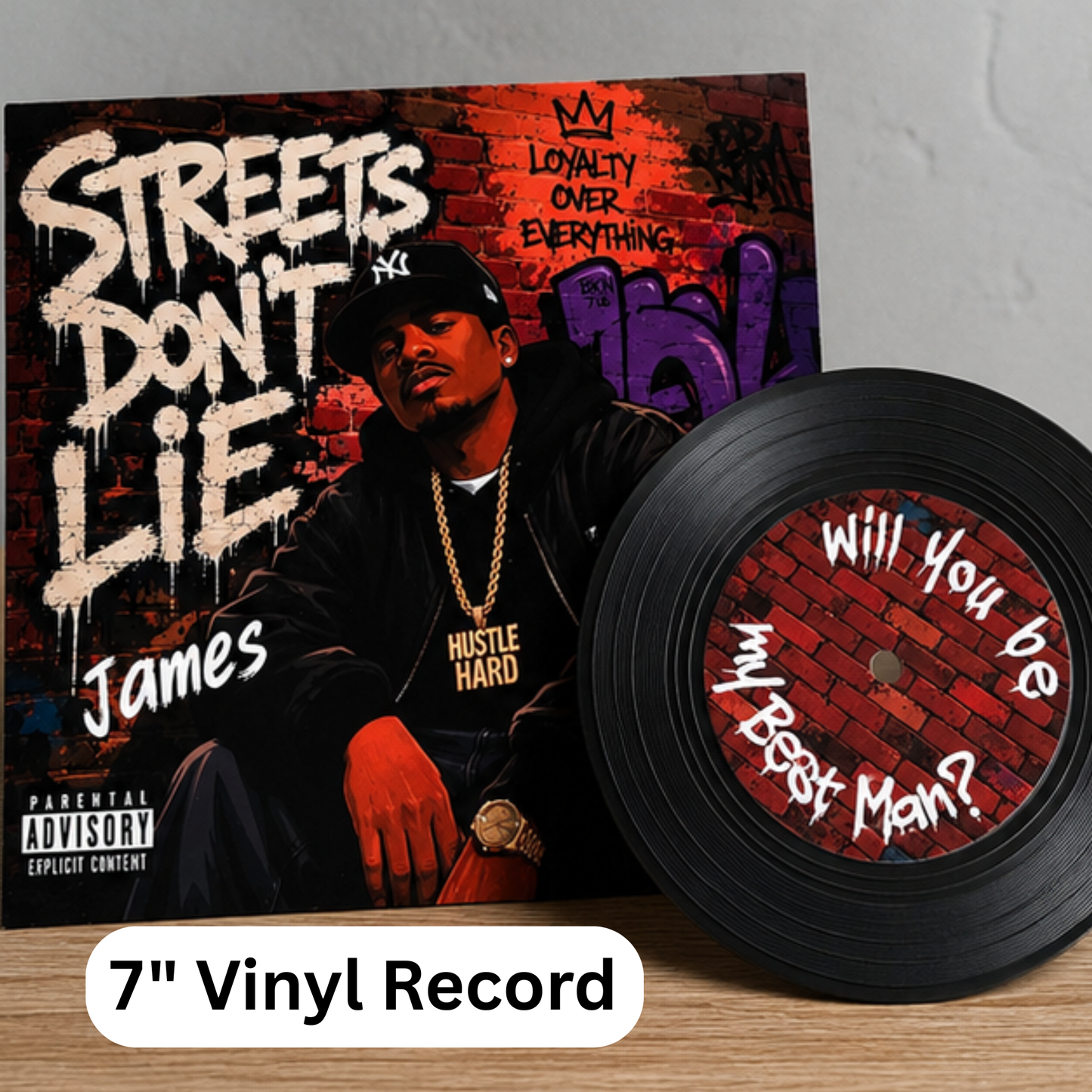 7" Faux Vinyl Record