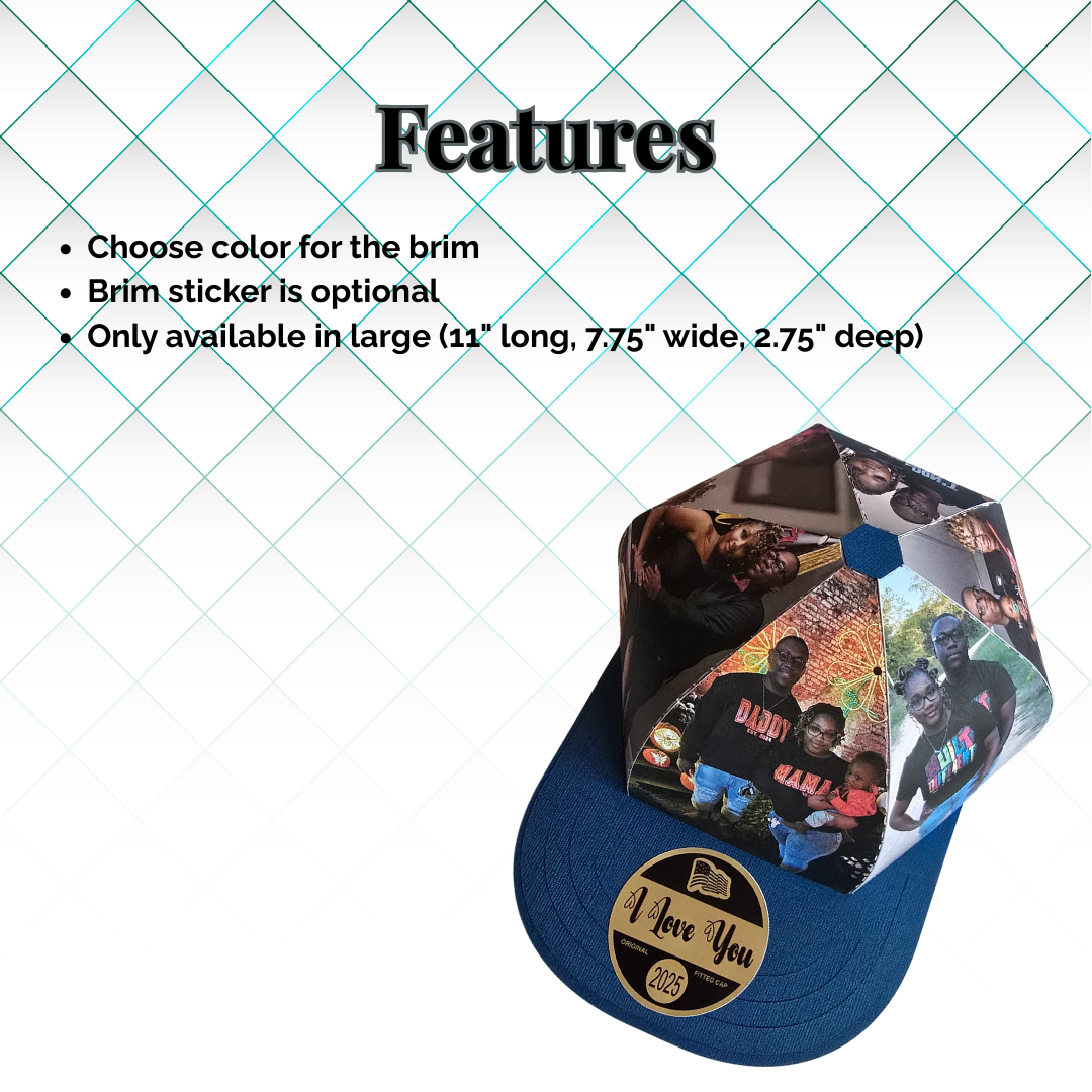 Photo Baseball Hat Gift Box