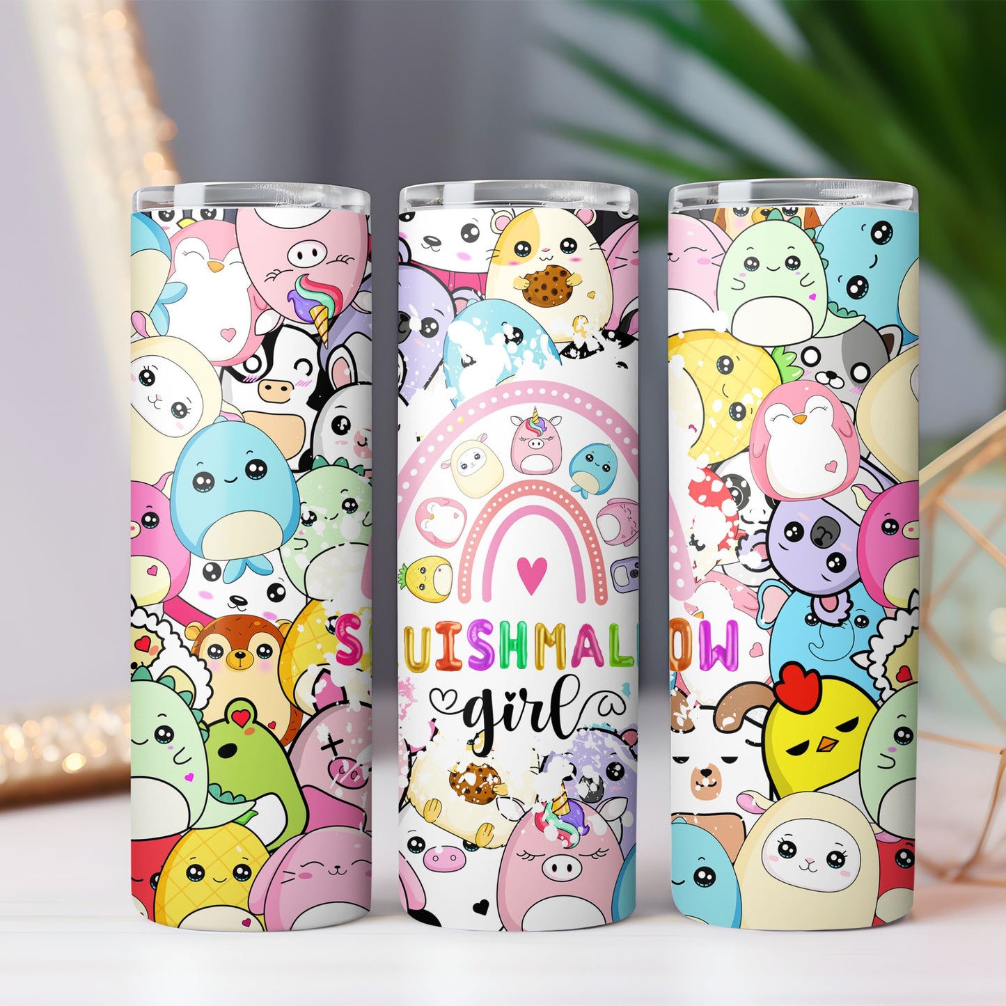 Squishmallow Girl Tumbler